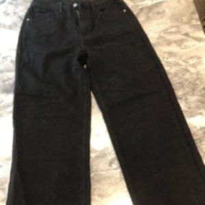 garage comfy black jeans